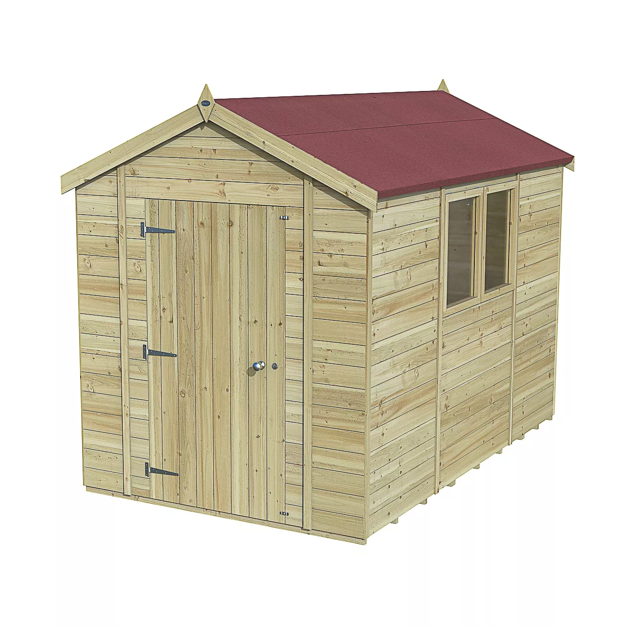 Forest Garden Timberdale 10x6 Ft Apex Tongue & Groove Wooden Shed With Floor (Base Included) 3 Forest Garden Timberdale 10x6 Ft Apex Tongue & Groove Wooden Shed With Floor (Base Included)