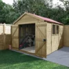 Forest Garden Timberdale 10x8 Ft Apex Tongue & Groove Wooden 2 Door Shed With Floor -Garden & Outdoors forest garden timberdale 10x8 ft apex tongue groove wooden 2 door shed with floor5013053189030 01i bq