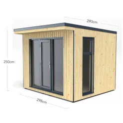 Forest Garden Xtend 10x9 Pent Tongue & Groove Garden Office With Single Door -Garden & Outdoors forest garden xtend 10x9 pent tongue groove garden office with single door5013053183588 01t