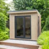 Forest Garden Xtend 8x9 Pent Tongue & Groove Garden Office With Single Door -Garden & Outdoors forest garden xtend 8x9 pent tongue groove garden office with single door5013053183540 01i