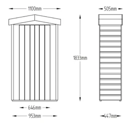 Forest Tall Shiplap 3.6x1.6 Apex Garden Storage 750L 25 Forest Tall Shiplap 3.6x1.6 Apex Garden Storage 750L -Garden & Outdoors forest tall shiplap 3 6x1 6 apex garden storage 750l5013053163191 01t bq