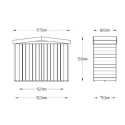 Forest Tongue & Groove 6.5x2.6 Apex Garden Storage 2000L 29 Forest Tongue & Groove 6.5x2.6 Apex Garden Storage 2000L -Garden & Outdoors forest tongue groove 6 5x2 6 apex garden storage 2000l5013053163245 01t bq