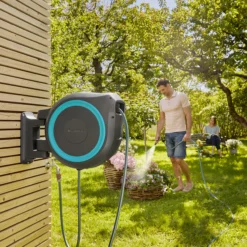 Gardena Rollup XL Wall-mounted Auto Hose Pipe Set (L)35m 9 Gardena Rollup XL Wall-mounted Auto Hose Pipe Set (L)35m -Garden & Outdoors gardena rollup xl wall mounted auto hose pipe set l 35m4078500052061 02i bq