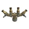 GoodHome 4-way Hose Pipe Connector -Garden & Outdoors goodhome 4 way hose pipe connector5059340251363 02c