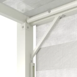 GoodHome Formentera White Square Gazebo, (W)3m (D)3m - Assembly Required -Garden & Outdoors goodhome formentera white square gazebo w 3m d 3m assembly required5059340353203 37c