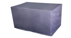 GoodHome Hamilton Steel Grey Square Dining Set Cover 121cm(L) 72cm(H) 121cm(W)