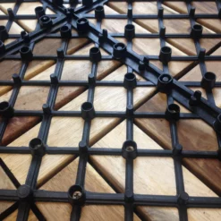 GoodHome Lempa Brown Acacia Clippable Deck Tile (L)0.3m (W)300mm (T)24mm, Pack Of 4 21 GoodHome Lempa Brown Acacia Clippable Deck Tile (L)0.3m (W)300mm (T)24mm, Pack Of 4 -Garden & Outdoors goodhome lempa brown acacia clippable deck tile l 0 3m w 300mm t 24mm pack of 45059340066035 38c