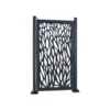 GoodHome Neva Aluminium Leaf Gate, (H)1.7m (W)0.93m -Garden & Outdoors goodhome neva aluminium leaf gate h 1 7m w 0 93m3663602759898 02c