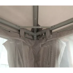 GoodHome Preston Taupe Square Gazebo, (W)3m (D)3m - Assembly Required 9 GoodHome Preston Taupe Square Gazebo, (W)3m (D)3m - Assembly Required -Garden & Outdoors goodhome preston taupe square gazebo w 3m d 3m assembly required5059340125497 37c