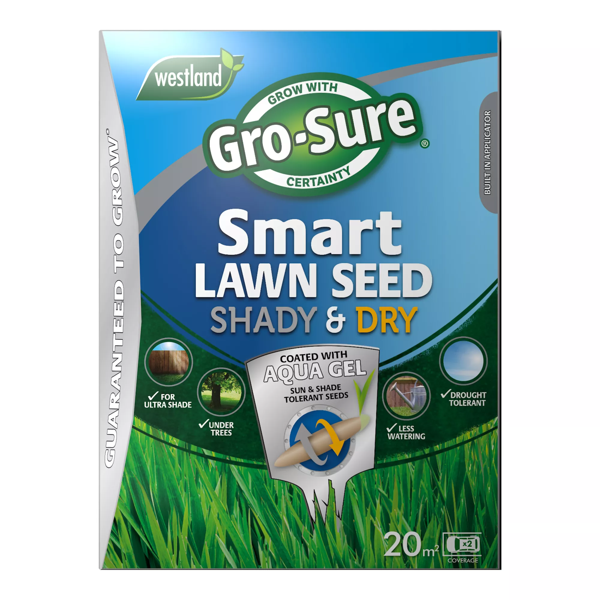 Gro-Sure Smart Seed Lawn Fertiliser 20m² 0.8kg 3 Gro-Sure Smart Seed Lawn Fertiliser 20m² 0.8kg