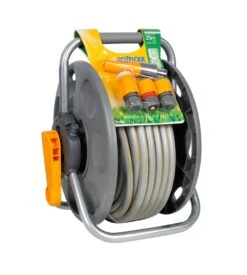 Hozelock 2 In 1 Freestanding Hose Pipe Set (L)25m -Garden & Outdoors hozelock 2 in 1 freestanding hose pipe set l 25m5010646047111 01bq