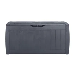 Keter Hollywood Wood Effect Plastic Garden Storage Box -Garden & Outdoors keter hollywood wood effect plastic garden storage box7290103658441 02c bq
