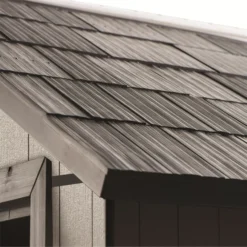 Keter Oakland Apex Grey Plastic 2 Door Shed With Floor -Garden & Outdoors keter oakland apex grey plastic 2 door shed with floor7290106928435 06c bq