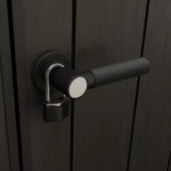 Keter Oakland Apex Grey Plastic 2 Door Shed With Floor -Garden & Outdoors keter oakland apex grey plastic 2 door shed with floor7290106928435 09c bq