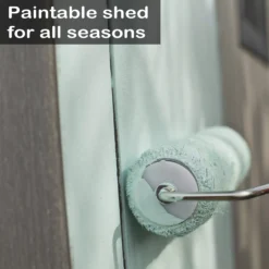 Keter Oakland Apex Grey Plastic 2 Door Shed With Floor -Garden & Outdoors keter oakland apex grey plastic 2 door shed with floor7290106928435 22bq