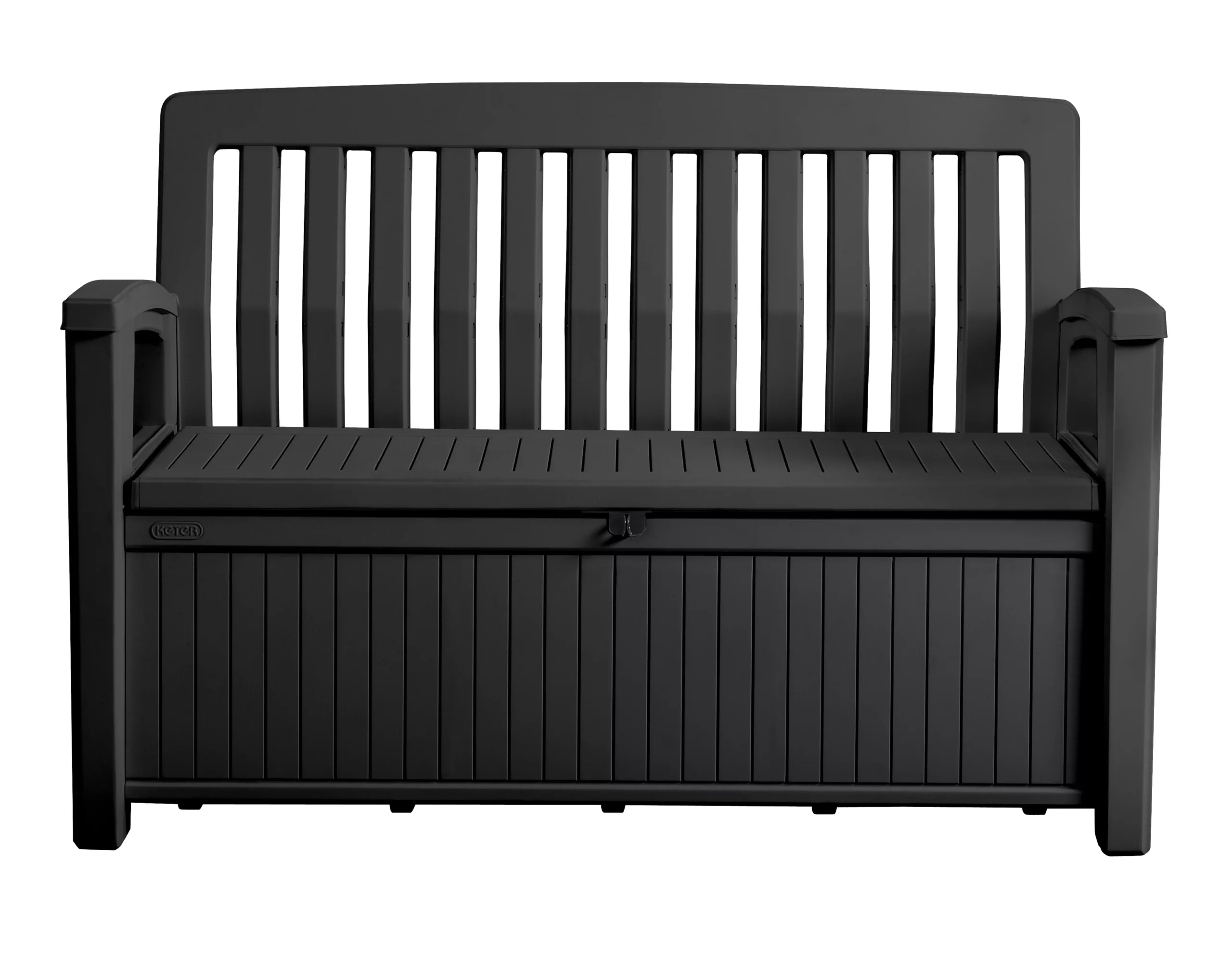 Keter Patio Wood Effect Garden Storage Bench Box - Partial Assembly Required 227L 3 Keter Patio Wood Effect Garden Storage Bench Box - Partial Assembly Required 227L
