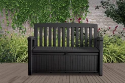 Keter Patio Wood Effect Garden Storage Bench Box - Partial Assembly Required 227L 23 Keter Patio Wood Effect Garden Storage Bench Box - Partial Assembly Required 227L -Garden & Outdoors keter patio wood effect garden storage bench box partial assembly required 227l7290112634825 01i bq