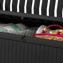 Keter Patio Wood Effect Garden Storage Bench Box - Partial Assembly Required 227L 16 Keter Patio Wood Effect Garden Storage Bench Box - Partial Assembly Required 227L -Garden & Outdoors keter patio wood effect garden storage bench box partial assembly required 227l7290112634825 06c bq