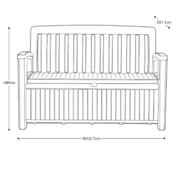 Keter Patio Wood Effect Garden Storage Bench Box - Partial Assembly Required 227L 17 Keter Patio Wood Effect Garden Storage Bench Box - Partial Assembly Required 227L -Garden & Outdoors keter patio wood effect garden storage bench box partial assembly required 227l7290112634825 09t bq