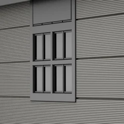 Keter Premier Apex Tongue & Groove Grey Shed With Floor -Garden & Outdoors keter premier apex tongue groove grey shed with floor7290112634122 04i bq