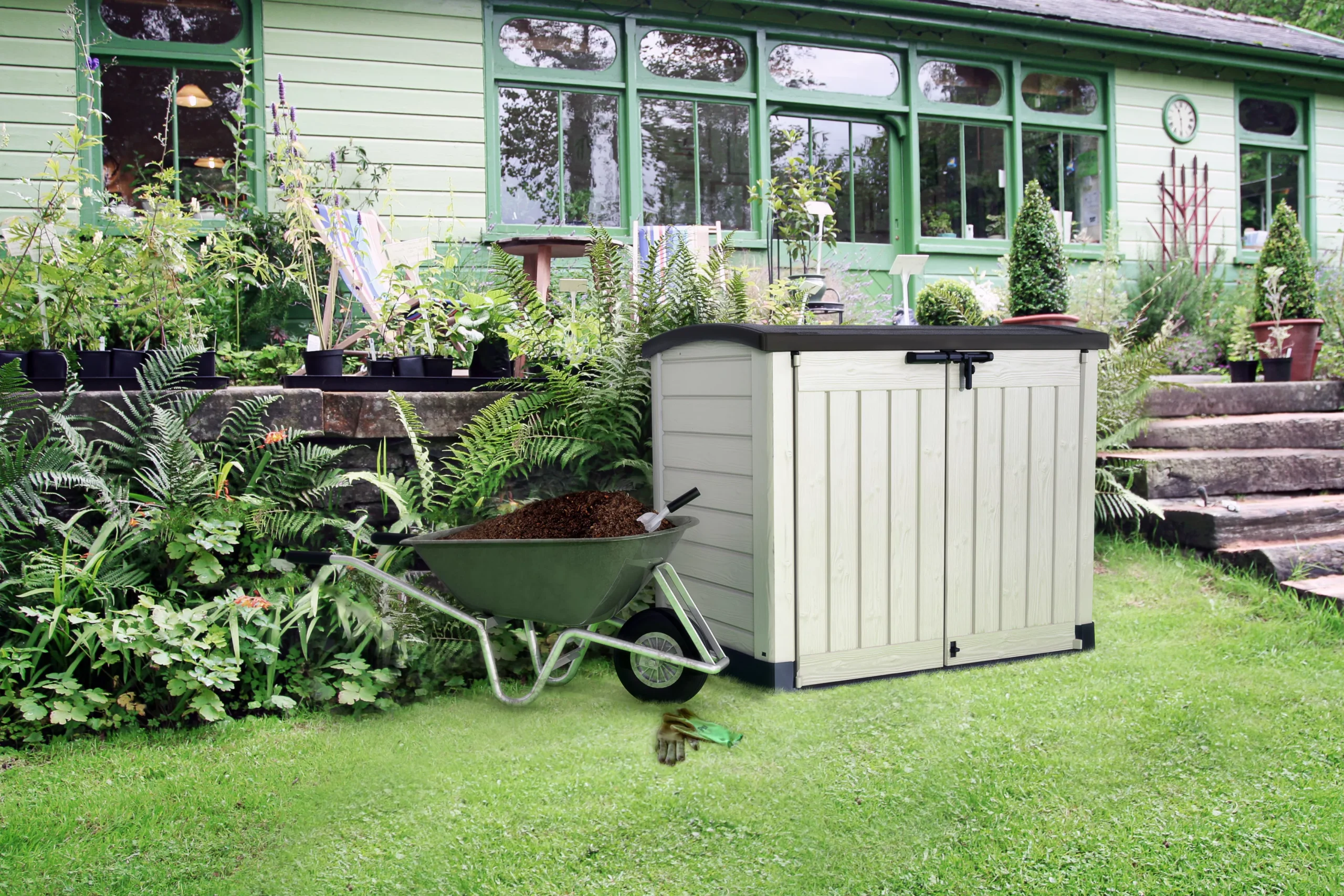 Keter Store-it-out ARC Plastic Garden Storage Box 12 Keter Store-it-out ARC Plastic Garden Storage Box - Image 10