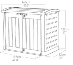 Keter Store-it-out ARC Plastic Garden Storage Box 20 Keter Store-it-out ARC Plastic Garden Storage Box -Garden & Outdoors keter store it out arc plastic garden storage box5397007165784 01t BQ