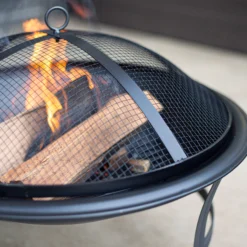 La Hacienda Albion Steel Firepit -Garden & Outdoors la hacienda albion steel firepit5055025581657 04i bq