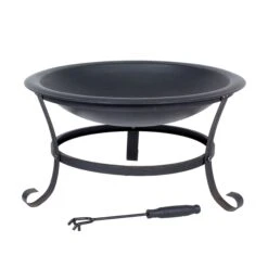 La Hacienda Albion Steel Firepit -Garden & Outdoors la hacienda albion steel firepit5055025581657 05c bq