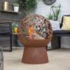 La Hacienda Globe Steel Firepit -Garden & Outdoors la hacienda globe steel firepit5055025586089 01i bq