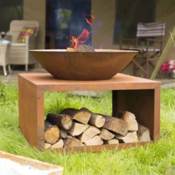 La Hacienda Moho Steel Firepit -Garden & Outdoors la hacienda moho steel firepit5055025582630 03i BQ