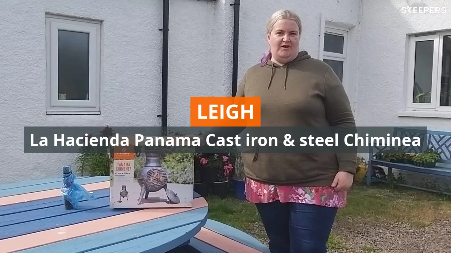 La Hacienda Panama Cast Iron & Steel Chiminea 4 La Hacienda Panama Cast Iron & Steel Chiminea - Image 2