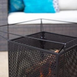 La Hacienda Quadrada Steel Firepit 13 La Hacienda Quadrada Steel Firepit -Garden & Outdoors la hacienda quadrada steel firepit5055025586355 02i bq
