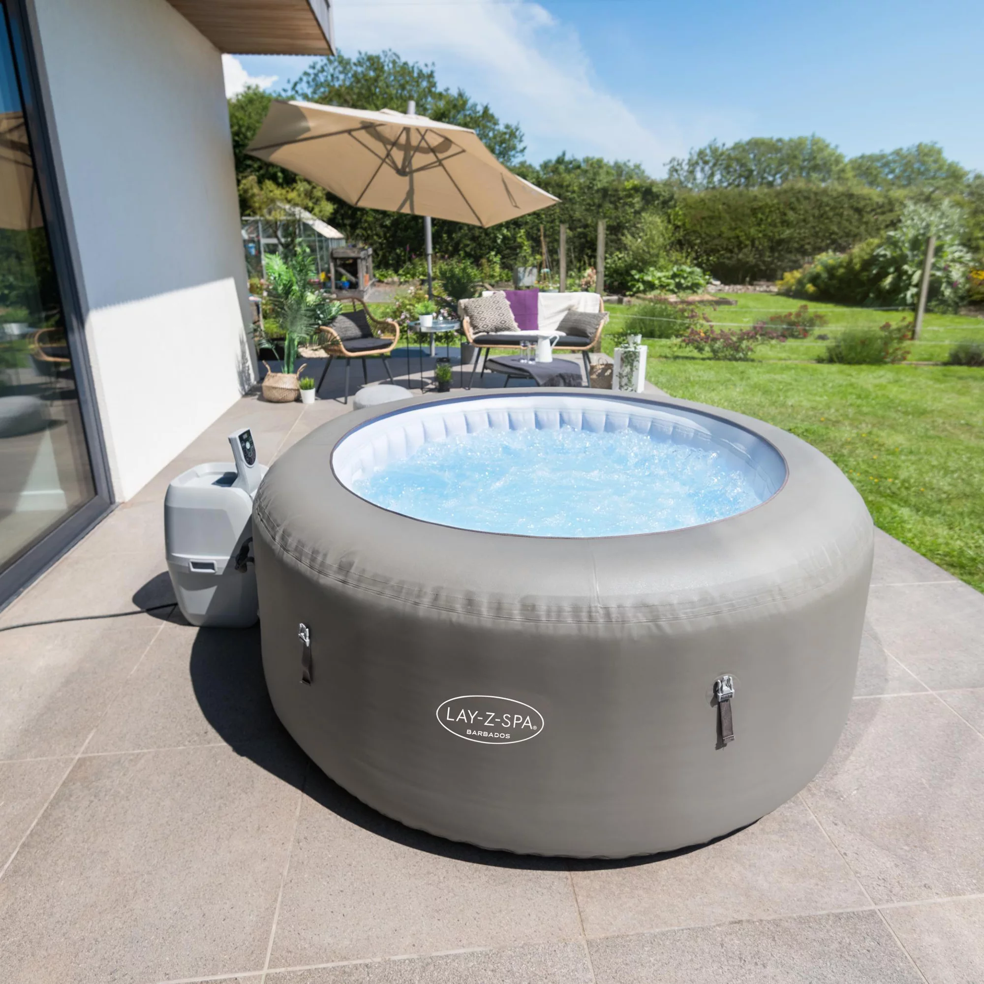 Lay-Z-Spa Barbados Airjet 0 Person Inflatable Hot Tub 4 Lay-Z-Spa Barbados Airjet 0 Person Inflatable Hot Tub - Image 2