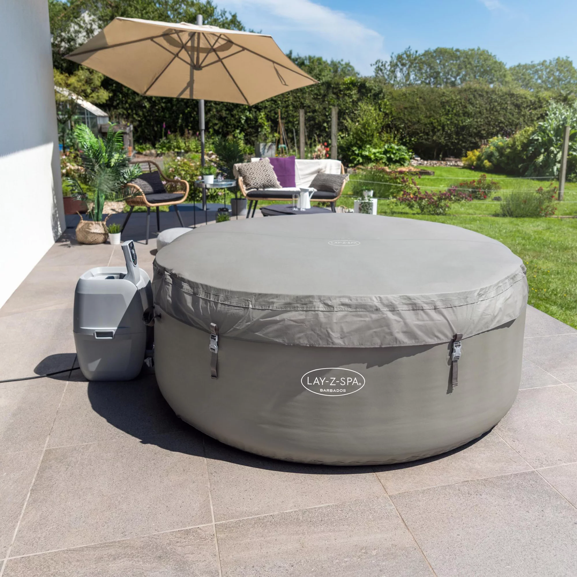 Lay-Z-Spa Barbados Airjet 0 Person Inflatable Hot Tub 5 Lay-Z-Spa Barbados Airjet 0 Person Inflatable Hot Tub - Image 3