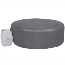 Lay-Z-Spa Grey Circular Hot Tub Cover (D) 1800mm X (H )660mm -Garden & Outdoors lay z spa grey circular hot tub cover d 1800mm x h 660mm6941607321263 02c
