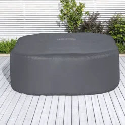 Lay-Z-Spa Grey Square Hot Tub Cover -Garden & Outdoors lay z spa grey square hot tub cover6941607321287 01i