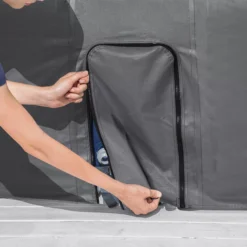 Lay-Z-Spa Grey Square Hot Tub Cover -Garden & Outdoors lay z spa grey square hot tub cover6941607321287 37c