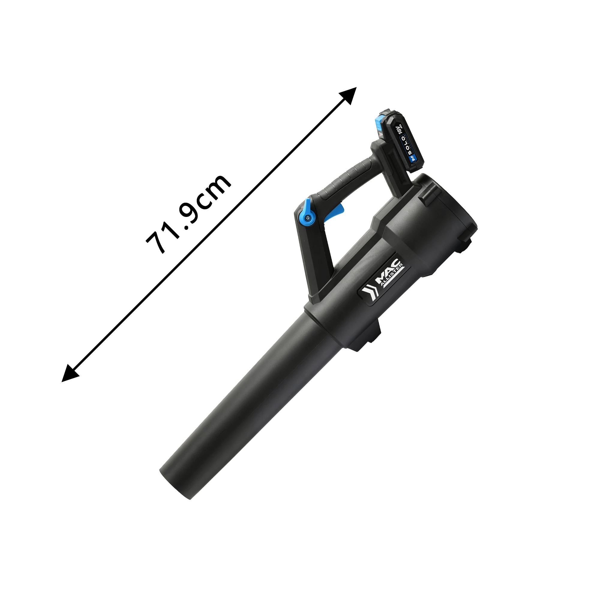 Mac Allister Cordless MBV18-Li-2 Garden Blower - Image 6