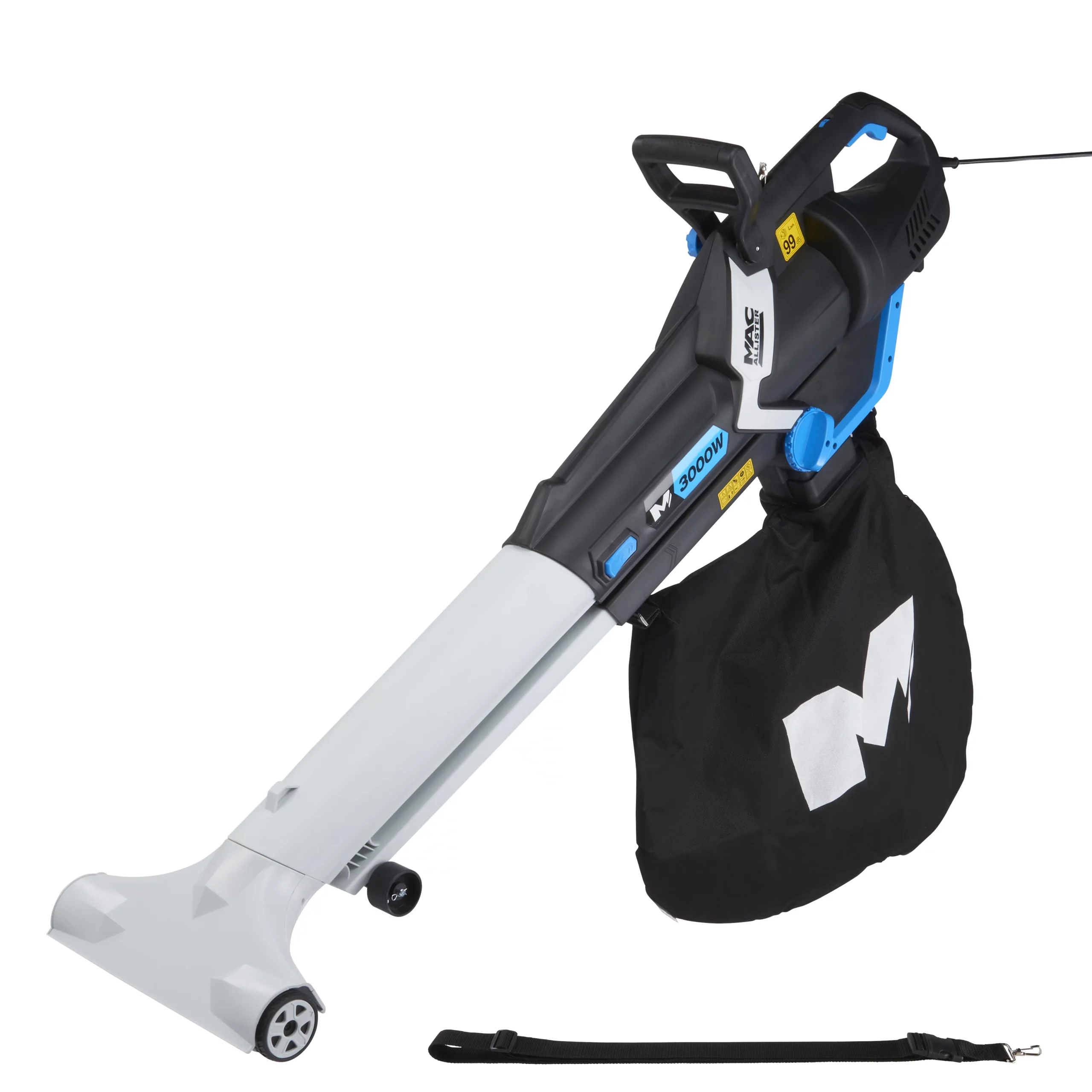 Mac Allister MBVP Corded 3000W 220-240V Garden Blower & Vacuum 3 Mac Allister MBVP Corded 3000W 220-240V Garden Blower & Vacuum