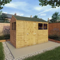 Mercia 10x6 Ft Reverse Apex Tongue & Groove Wooden 4 Windows Shed With Floor 18 Mercia 10x6 Ft Reverse Apex Tongue & Groove Wooden 4 Windows Shed With Floor -Garden & Outdoors mercia 10x6 ft reverse apex tongue groove wooden 4 windows shed with floor5029442006567 01i bq
