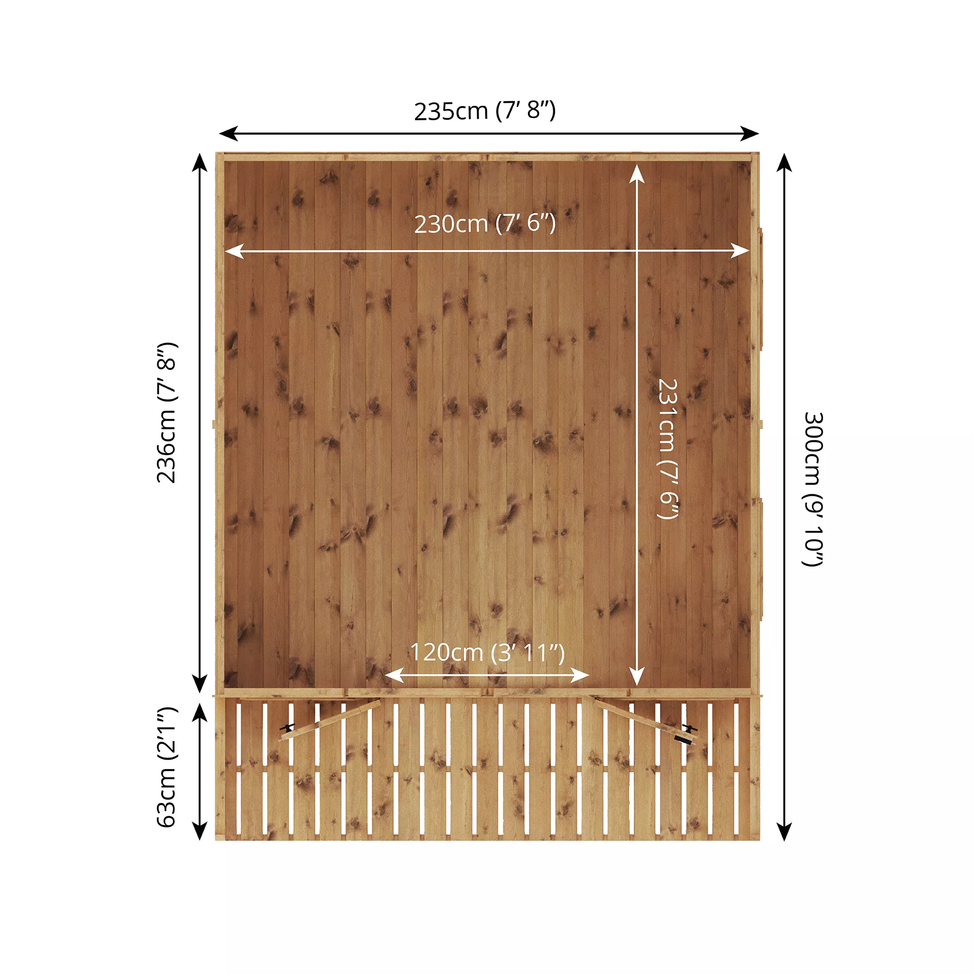 Mercia 10x8 Apex Shiplap Summer House With Double Door 7 Mercia 10x8 Apex Shiplap Summer House With Double Door - Image 5