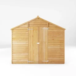 Mercia 10x8 Ft Apex Overlap Wooden 2 Door 4 Windows Shed With Floor -Garden & Outdoors mercia 10x8 ft apex overlap wooden 2 door 4 windows shed with floor5029442078199 02c