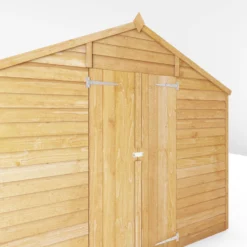 Mercia 10x8 Ft Apex Overlap Wooden 2 Door 4 Windows Shed With Floor -Garden & Outdoors mercia 10x8 ft apex overlap wooden 2 door 4 windows shed with floor5029442078199 05c
