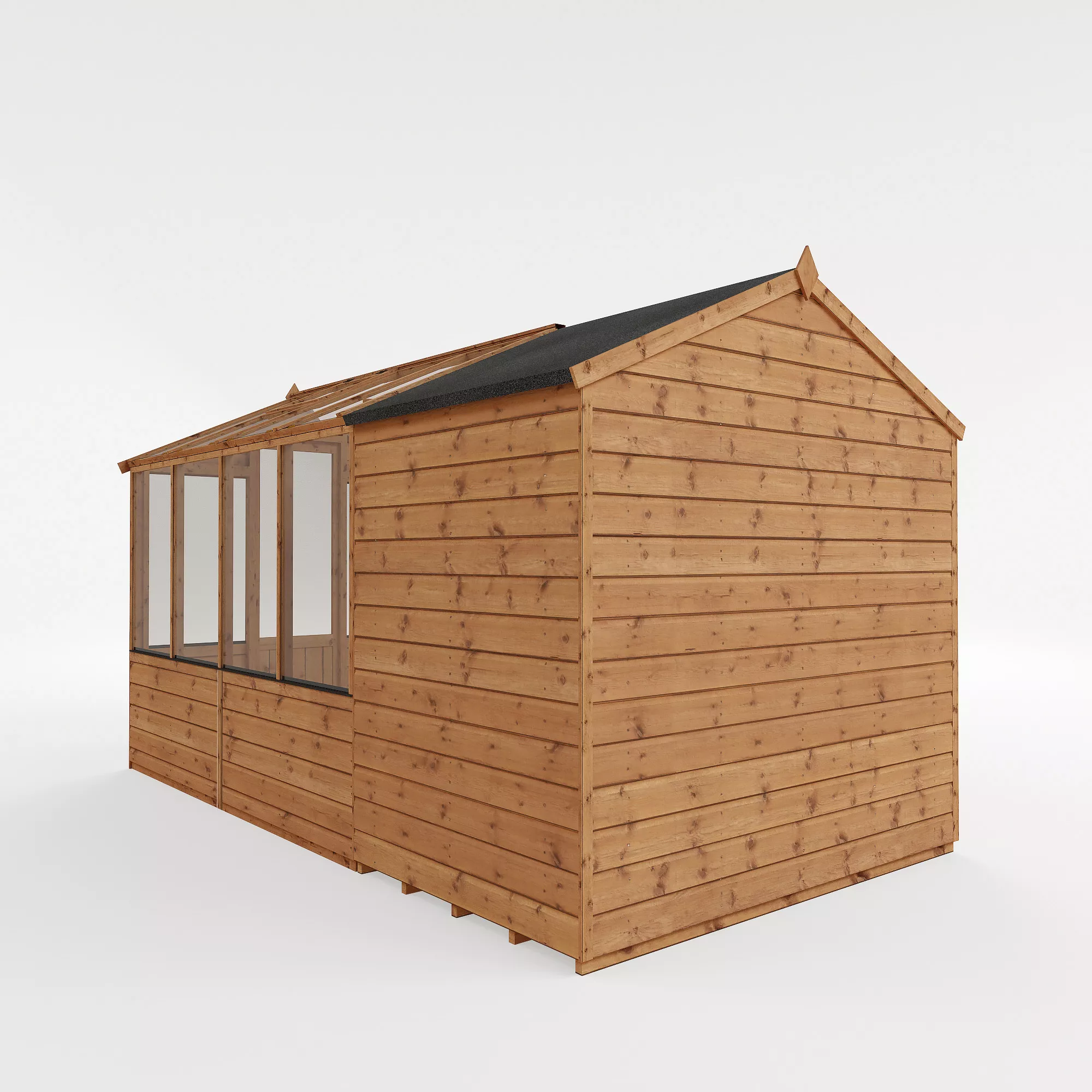 Mercia 12x6 Apex Greenhouse Combi Shed - Assembly Required 5 Mercia 12x6 Apex Greenhouse Combi Shed - Assembly Required - Image 3