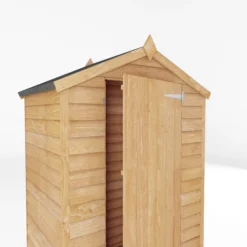 Mercia 4x3 Ft Apex Overlap Wooden Shed With Floor -Garden & Outdoors mercia 4x3 ft apex overlap wooden shed with floor5029442090252 04c