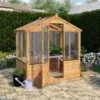 Mercia 4x6 Greenhouse With Flap Vent -Garden & Outdoors mercia 4x6 greenhouse with flap vent5029442087849 01i