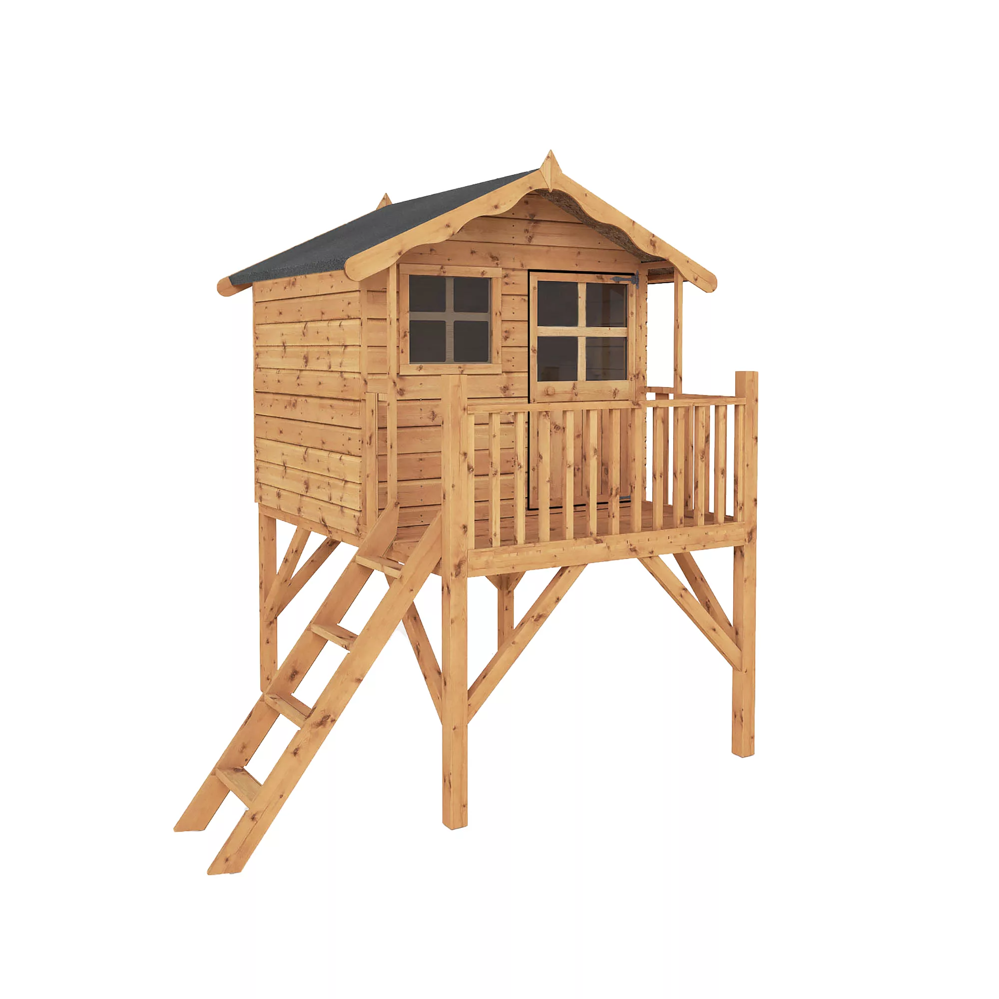 Mercia 7x6 Poppy Apex Shiplap Tower Playhouse 3 Mercia 7x6 Poppy Apex Shiplap Tower Playhouse