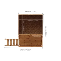 Mercia 7x6 Poppy Apex Shiplap Tower Playhouse 9 Mercia 7x6 Poppy Apex Shiplap Tower Playhouse -Garden & Outdoors mercia 7x6 poppy apex shiplap tower playhouse5029442076379 02t bq