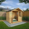 Mercia 7x7 Apex Tongue & Groove Summer House With Double Door -Garden & Outdoors mercia 7x7 apex tongue groove summer house with double door5029442077871 01c bq