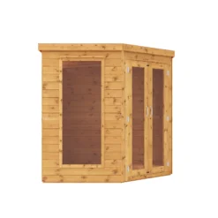Mercia 7x7 Pent Shiplap Summer House With Double Door -Garden & Outdoors mercia 7x7 pent shiplap summer house with double door5029442076546 03c bq